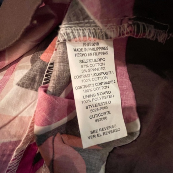 City Triangles Retro Print Dress 7 jr. FREE SHIP - Picture 5 of 5